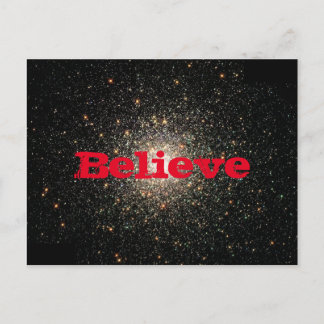 "BELIEVE" - inspirerande Vykort