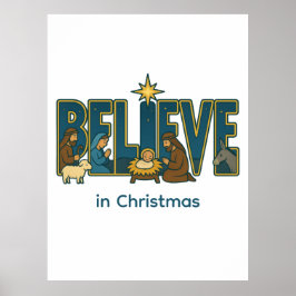 Believe Nativity  Poster