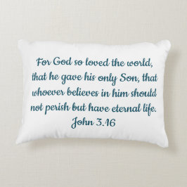 Believe nativity  prydnadskudde