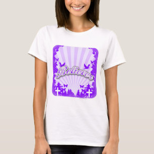 Believer Epic Christian Upliiting Slogan Design T Shirt
