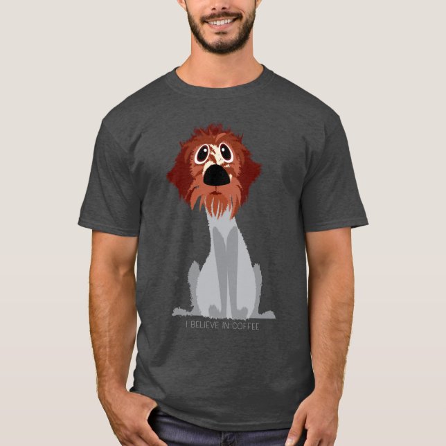 BELIEVER present retro T Shirt (Framsida)