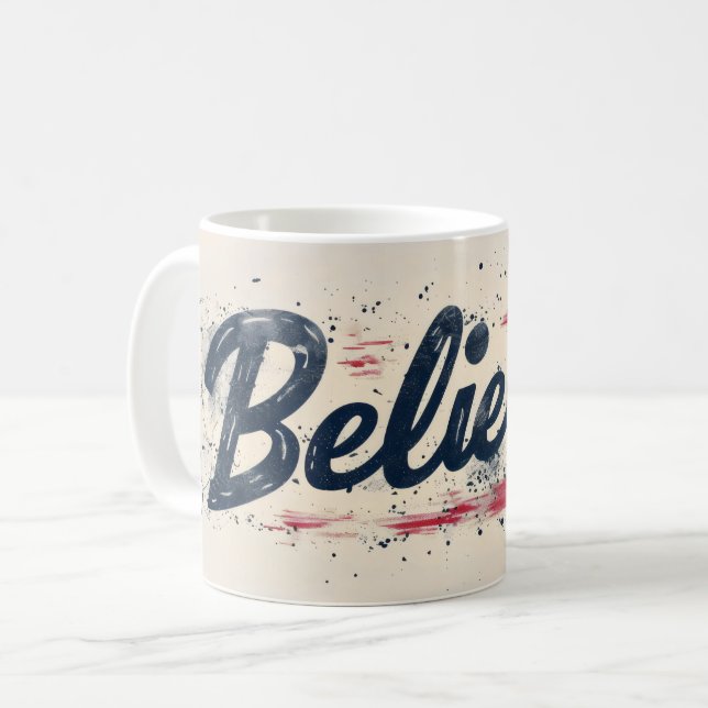 Believer Slogan Urban Kaffemugg (Framsida vänster)