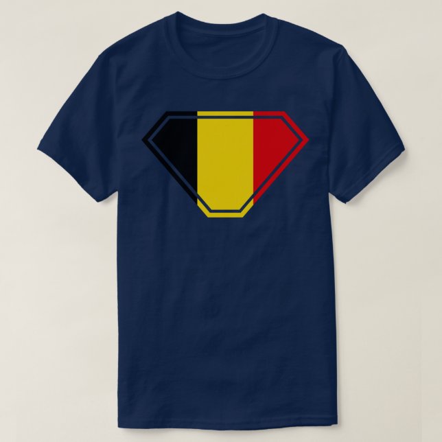 Beligum SuperEmdriven Shield T Shirt (Design framsida)