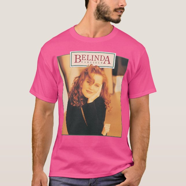 Belinda Carlisle Retro för Fläkt T Shirt (Framsida)
