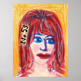 Belinda från Truckstop Poster Wall Art