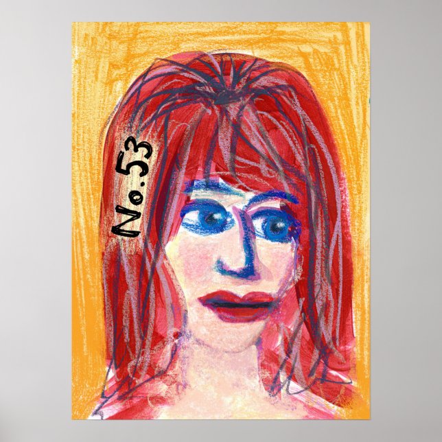 Belinda från Truckstop Poster Wall Art (Framsidan)