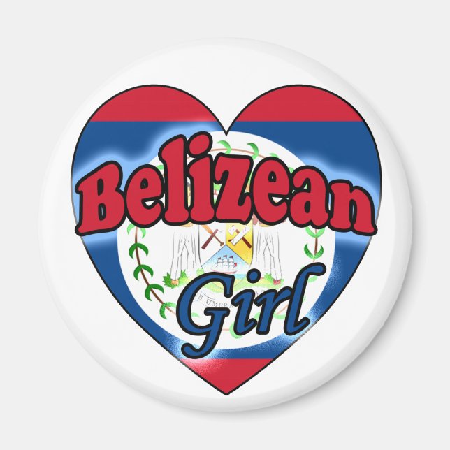 Belizansk flicka magnet (Framsidan)