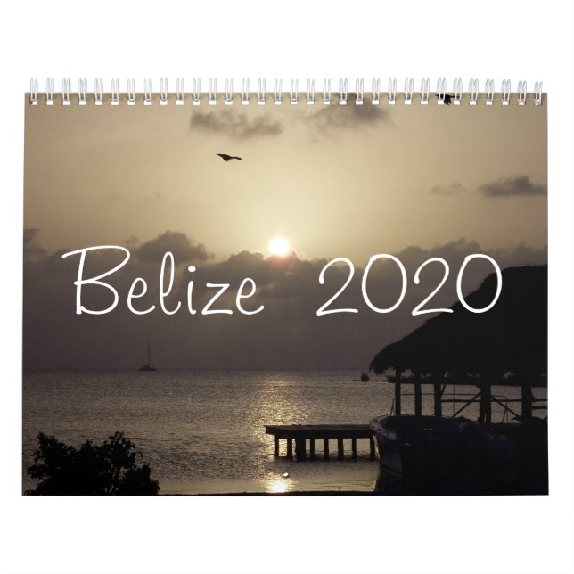 Belize - 2020 års kalender (Omslag)