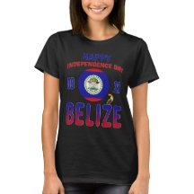 Belize 43:e Independence day-Pridet Flagga
