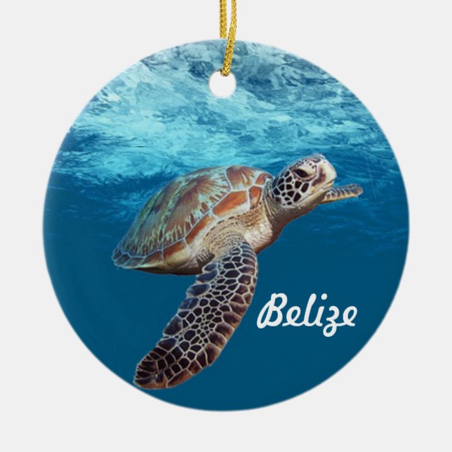 Belize Anpassningsbar jul Ornament (Framsidan)