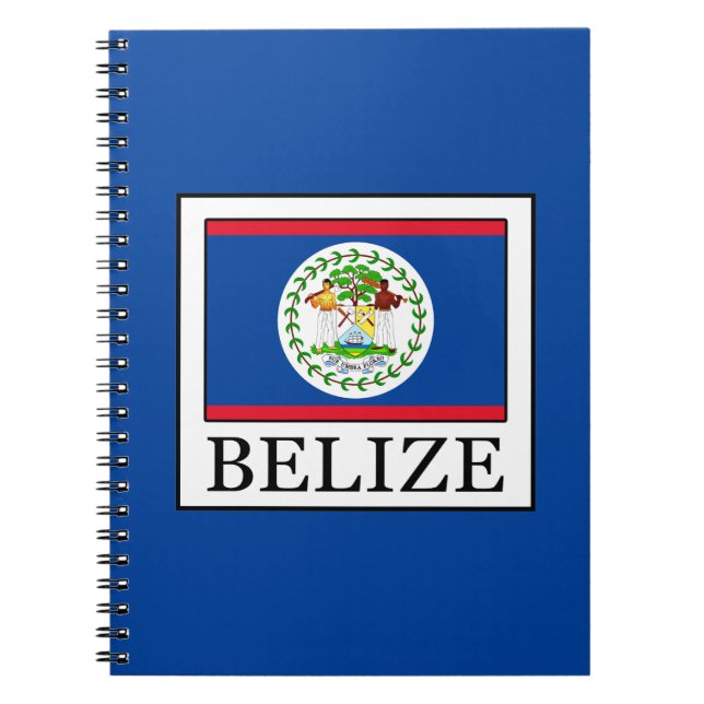Belize Anteckningsbok Med Spiral (Framsidan)