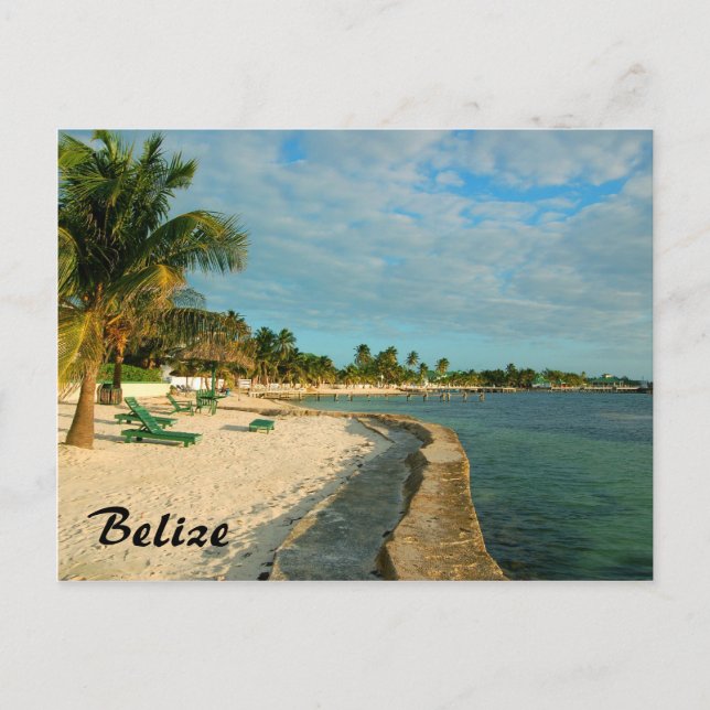 Belize Beach-vykort Vykort (Framsida)