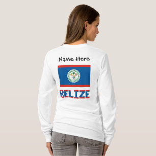 Belize Belizeansk Flagga Personlig T Shirt