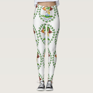 Belize Belizeansk Kriol Flagga Leggings
