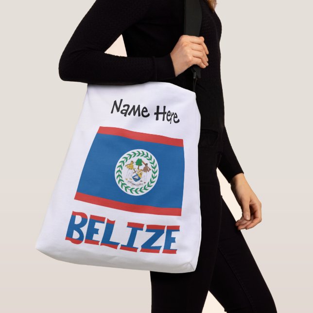 Belize Belizeanska Flaggan Personlig  Axelväska (Närbild)