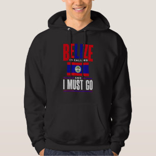 Belize Belizian Belizian flag Belize kallar och Hoodie