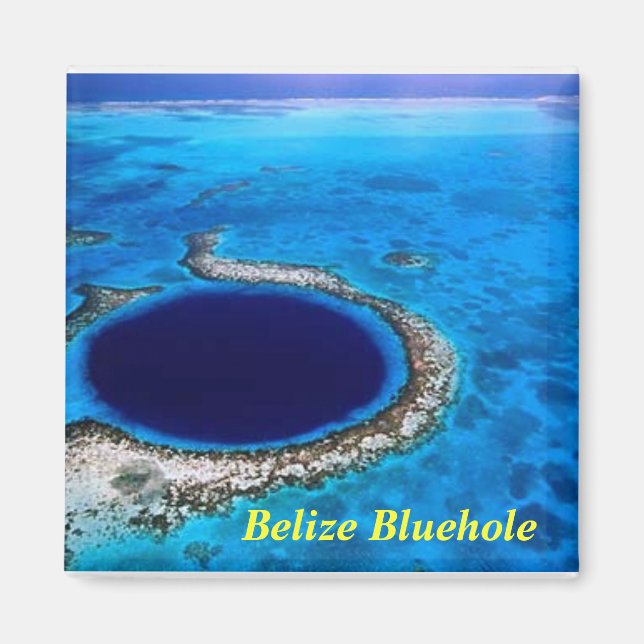 Belize bluehole, Belize Bluehole magnet (Framsidan)