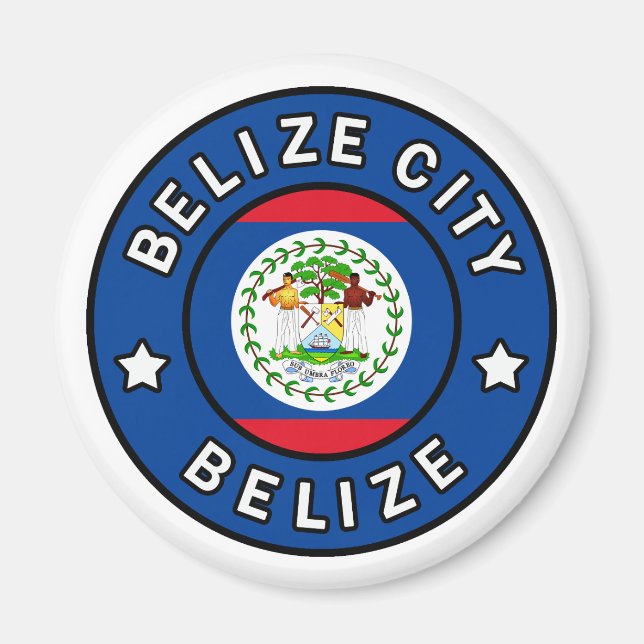 Belize City Belize Magnet (Framsidan)