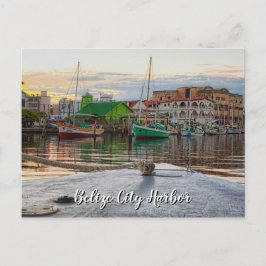 Belize City Harbour Poster Vykort