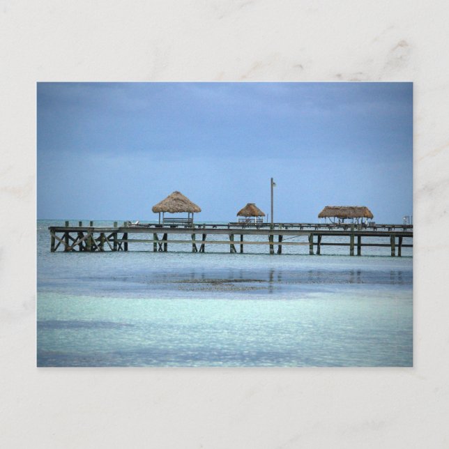Belize Dock Huts Vykort (Framsida)