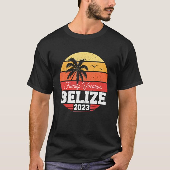 Belize Family Vacation 2023 Matching Holiday Summe T Shirt (Framsida)