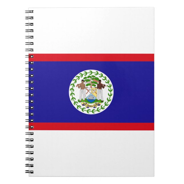 Belize Flagga Anteckningsbok (Framsidan)