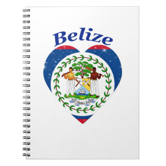 Belize Flagga Anteckningsbok