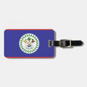 Belize flagga bagagebricka