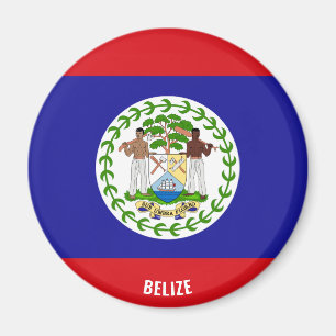Belize Flagga Charming Patriotic Magnet