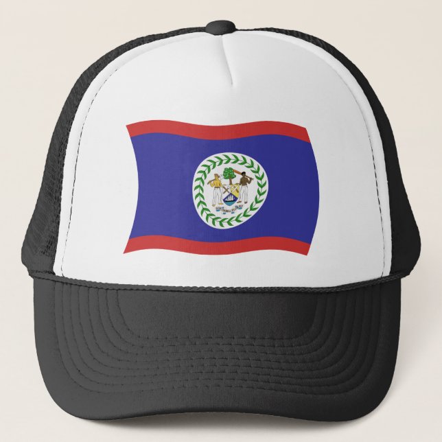 Belize Flagga Hatt Keps (Framsida)