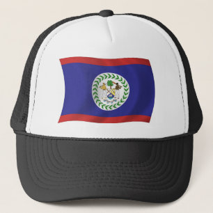 Belize Flagga Hatt Truckerkeps