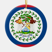 Belize flagga