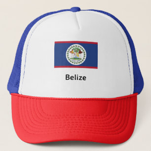 Belize Flagga Keps