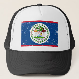 Belize Flagga Keps