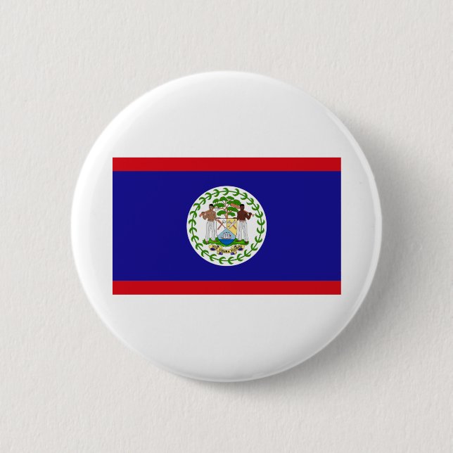 Belize Flagga Knapp (Framsida)
