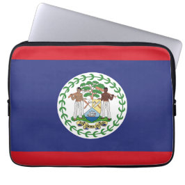 Belize Flagga Laptop Fodral