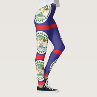 Belize flagga leggings
