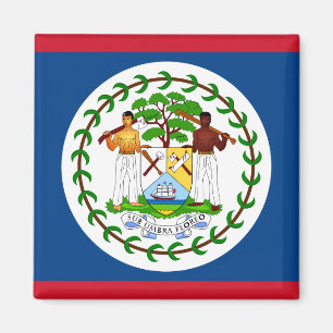 Belize-Flagga Magnet