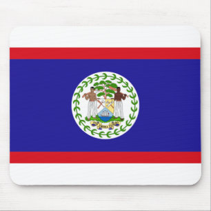 Belize Flagga Musmatta