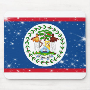 Belize flagga musmatta