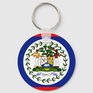 Belize flagga nyckelring