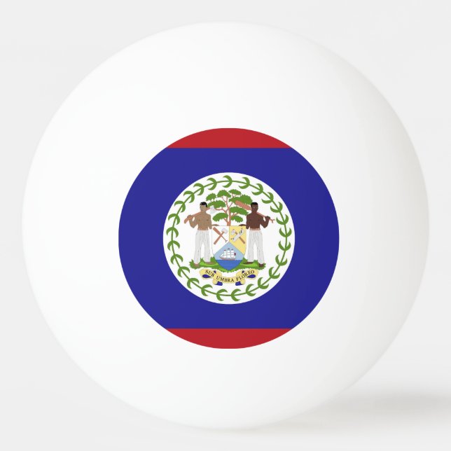 Belize flagga pingisboll (Framsidan)