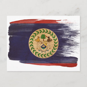 Belize Flagga Postcards Vykort