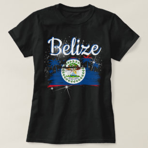 Belize-Flagga T Shirt