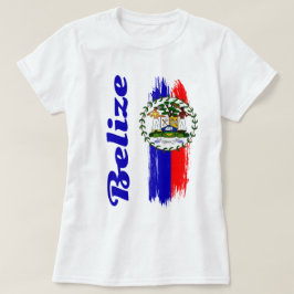 Belize Flagga T Shirt