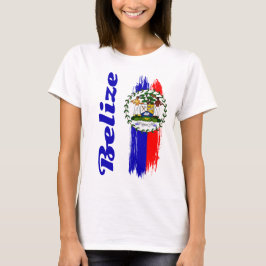 Belize Flagga T Shirt