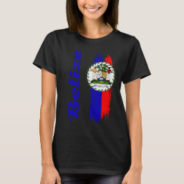 Belize Flagga T Shirt