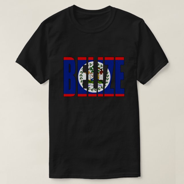 BELIZE FLAGGA T SHIRT (Design framsida)