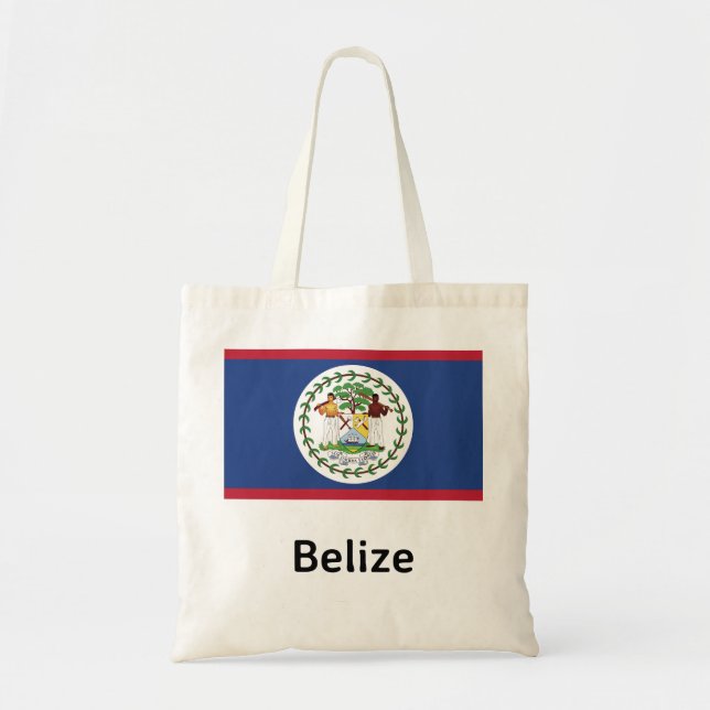 Belize Flagga Tygkasse (Framsidan)