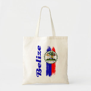 Belize Flagga Tygkasse